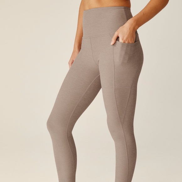 Beyond Yoga Spacedye Out Of Pocket High Waisted Leggings Size M ColorBirch Heath - Picture 1 of 6